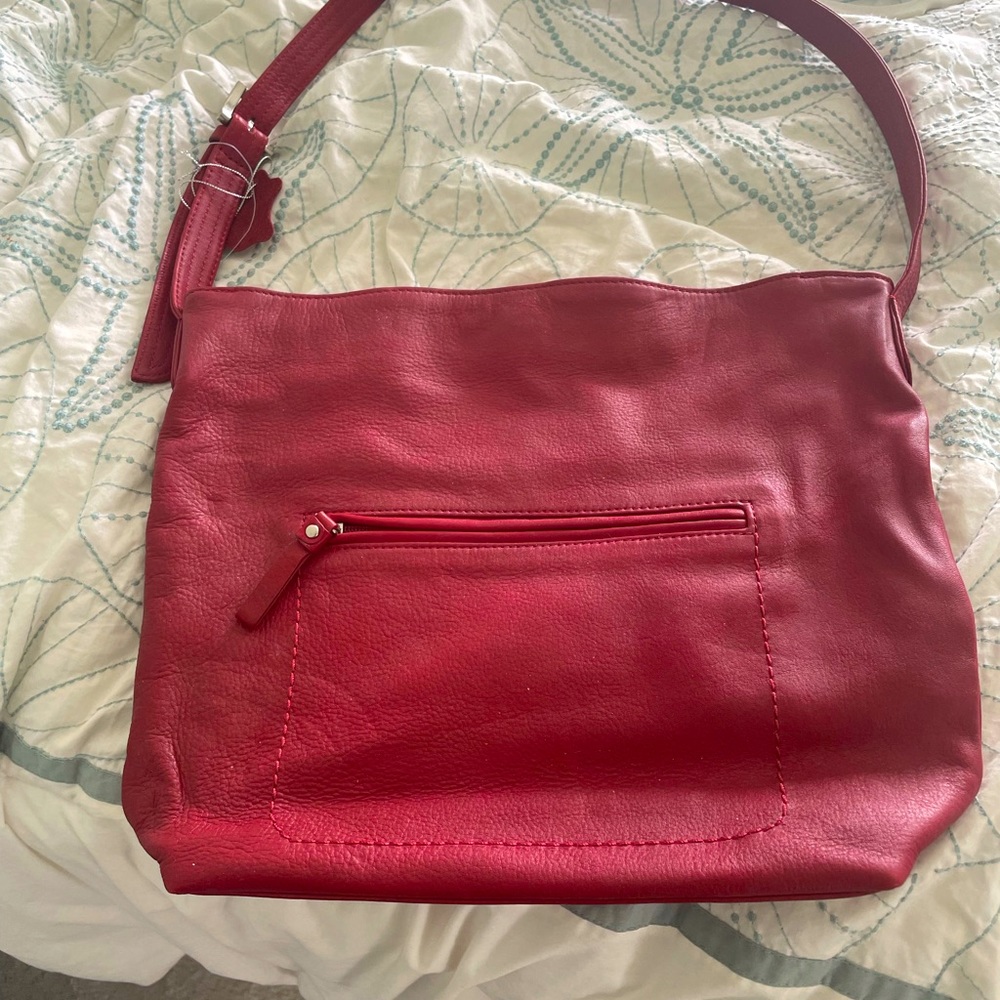 Gianni Bernini leather shoulder bag